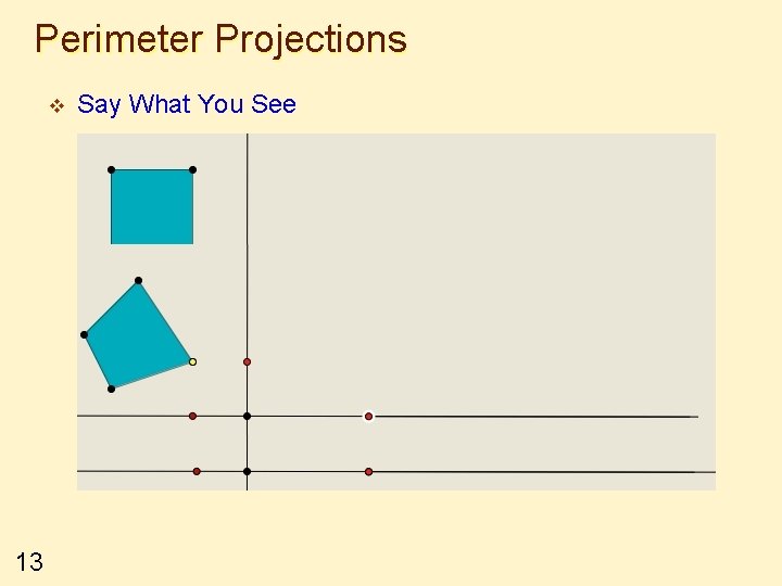Perimeter Projections v 13 Say What You See 