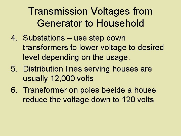 Electricity Transmission and Distribution Transformer A device that