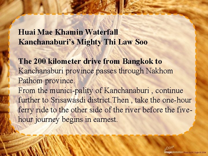 Huai Mae Khamin Waterfall Kanchanaburi’s Mighty Thi Law Soo The 200 kilometer drive from