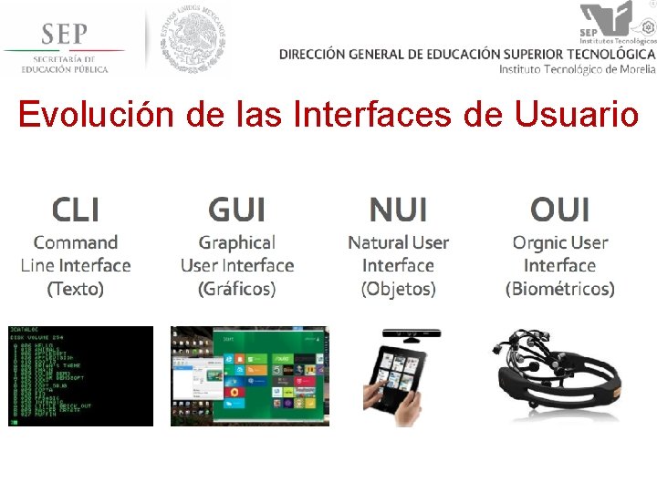 Evolución de las Interfaces de Usuario 