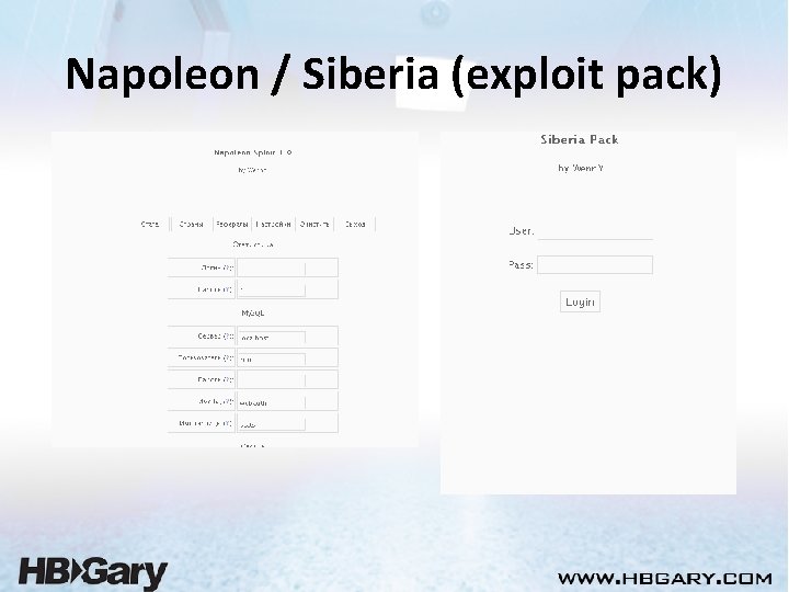 Napoleon / Siberia (exploit pack) 