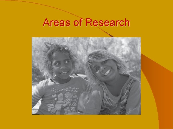 Areas of Research 