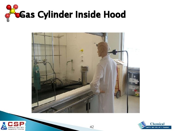 Gas Cylinder Inside Hood 42 