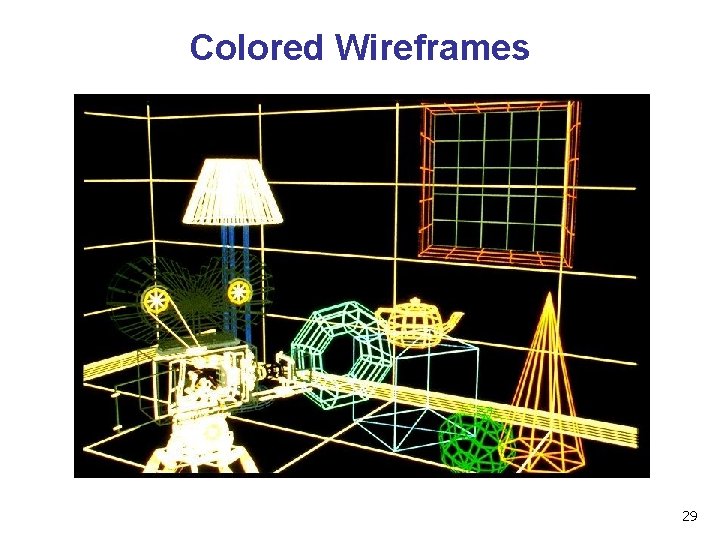 Colored Wireframes 29 