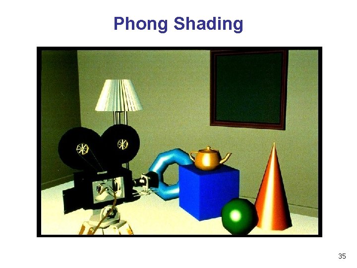 Phong Shading 35 