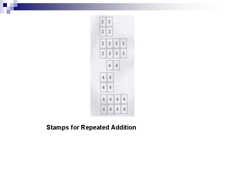 Stamps for Repeated Addition 