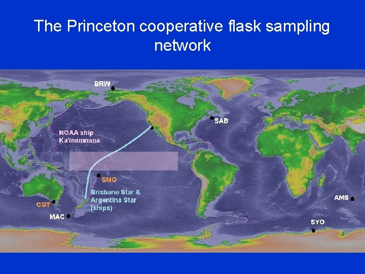 The Princeton cooperative flask sampling network 