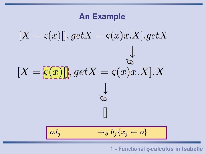 An Example 1 - Functional -calculus in Isabelle 