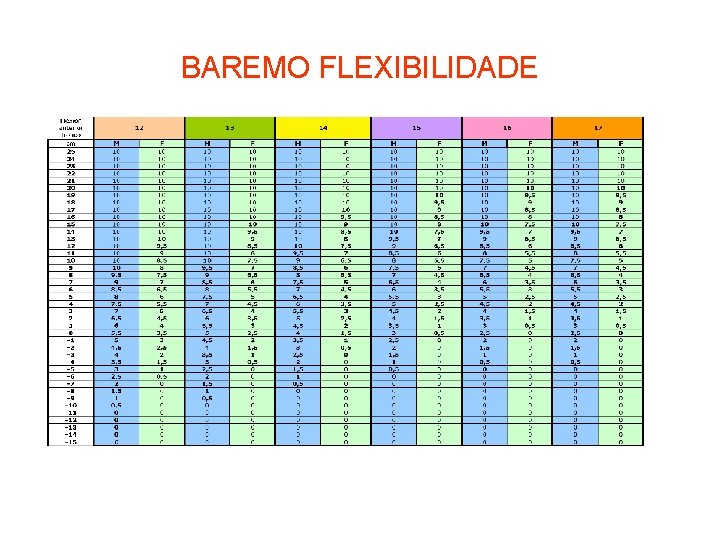 BAREMO FLEXIBILIDADE 