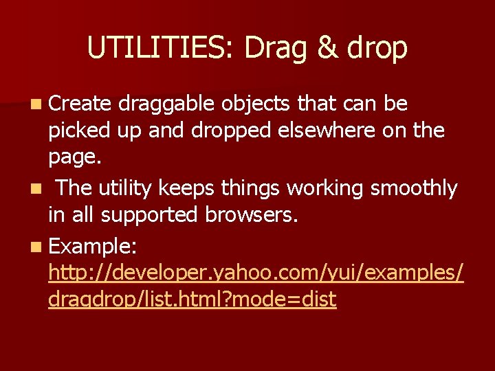 UTILITIES: Drag & drop n Create draggable objects that can be picked up and