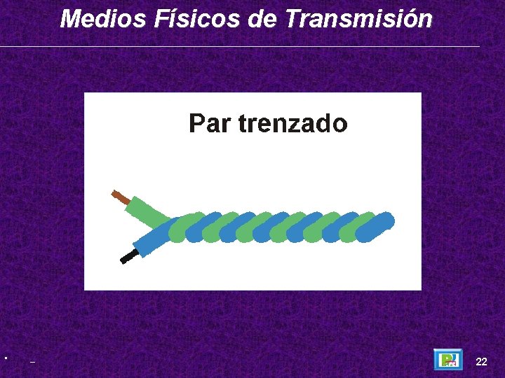 Medios Físicos de Transmisión • _ 22 