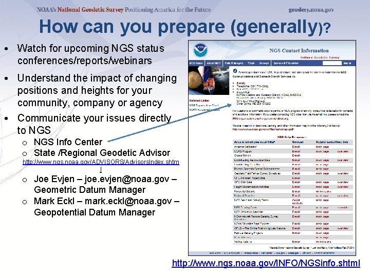 How can you prepare (generally)? • Watch for upcoming NGS status conferences/reports/webinars • Understand