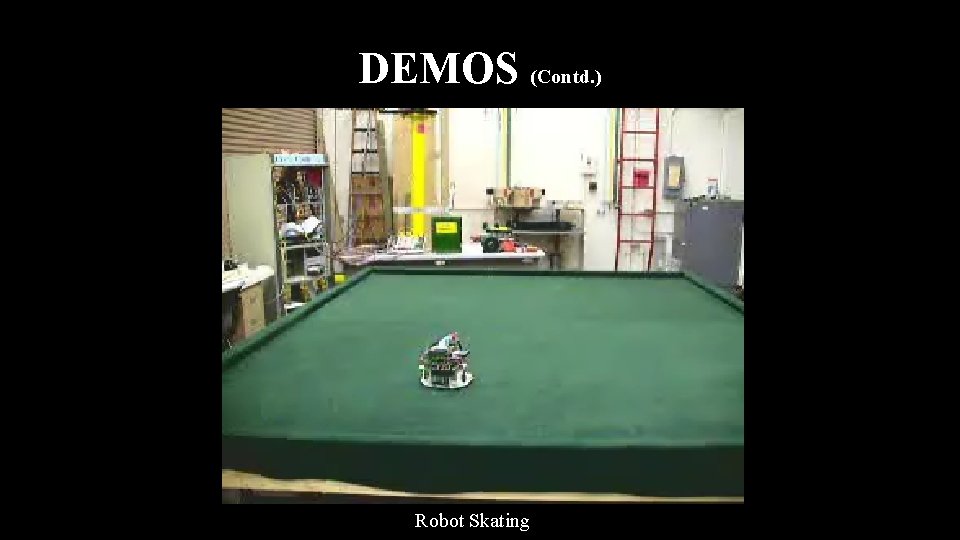 DEMOS (Contd. ) Robot Skating 