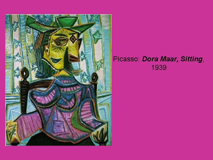 Picasso: Dora Maar, Sitting, 1939 