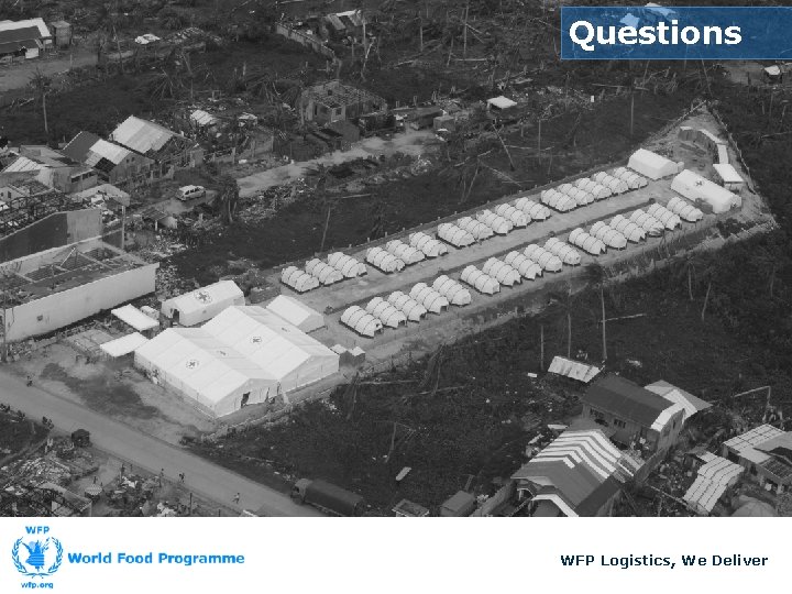 Questions WFP Logistics, We Deliver 