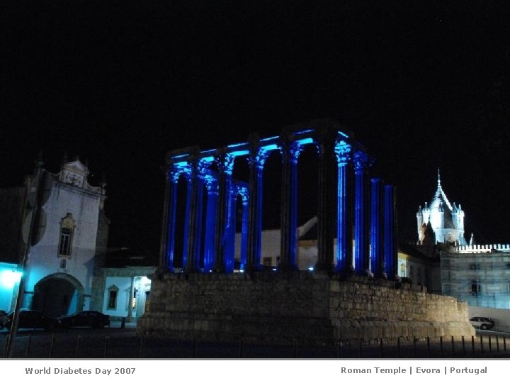World Diabetes Day 2007 Roman Temple | Evora | Portugal 