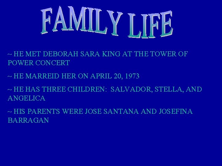 ~ HE MET DEBORAH SARA KING AT THE TOWER OF POWER CONCERT ~ HE