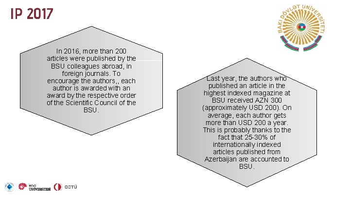 In 2016, more than 200 articles were published by the BSU colleagues abroad, in