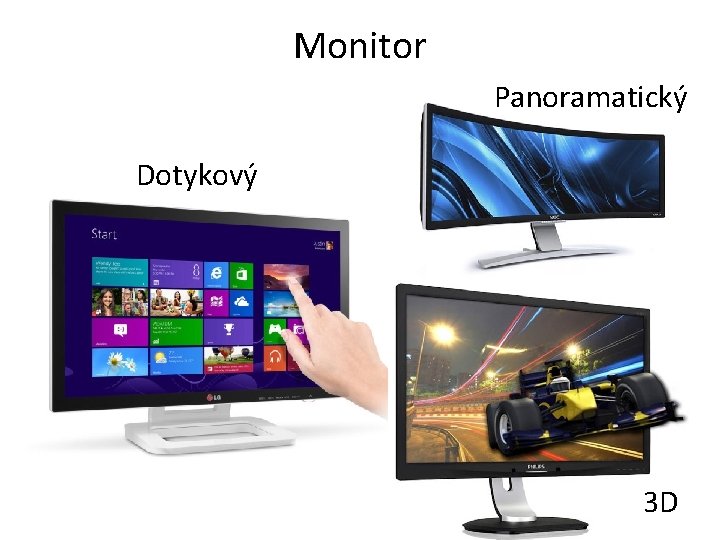 Monitor Panoramatický Dotykový 3 D 