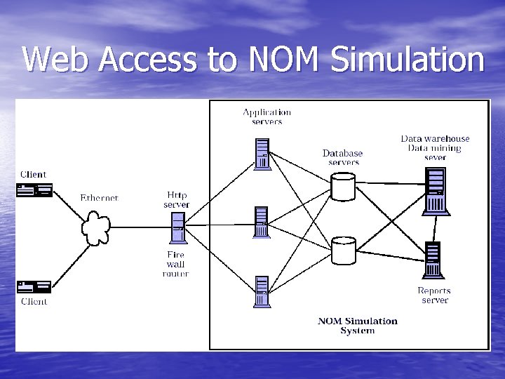 Web Access to NOM Simulation 