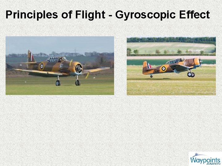 Principles of Flight - Gyroscopic Effect 