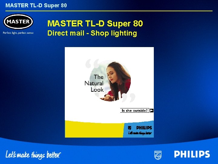 MASTER TL-D Super 80 Direct mail - Shop lighting 