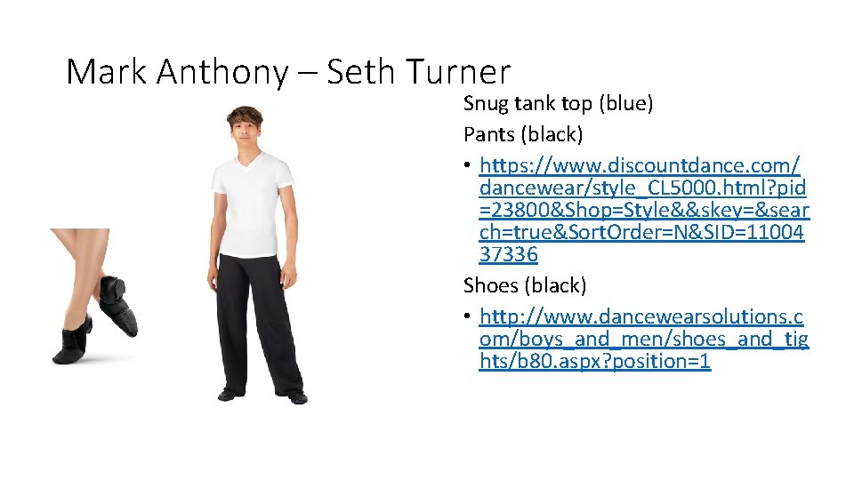 Mark Anthony – Seth Turner Snug tank top (blue) Pants (black) • https: //www.