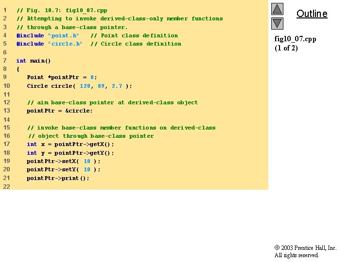 1 2 3 4 5 // Fig. 10. 7: fig 10_07. cpp // Attempting