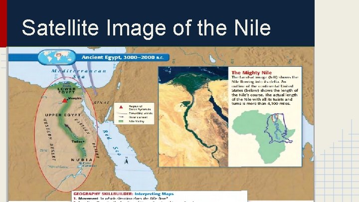 Satellite Image of the Nile 