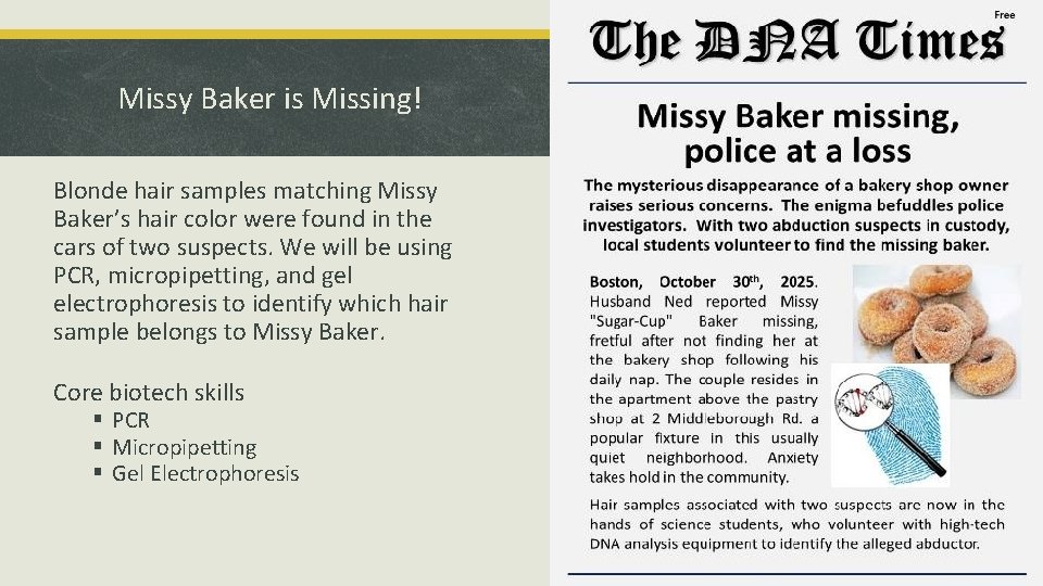 Missy Baker is Missing! Blonde hair samples matching Missy Baker’s hair color were found