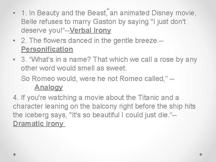 13 • 1. In Beauty and the Beast, an animated Disney movie, Belle refuses