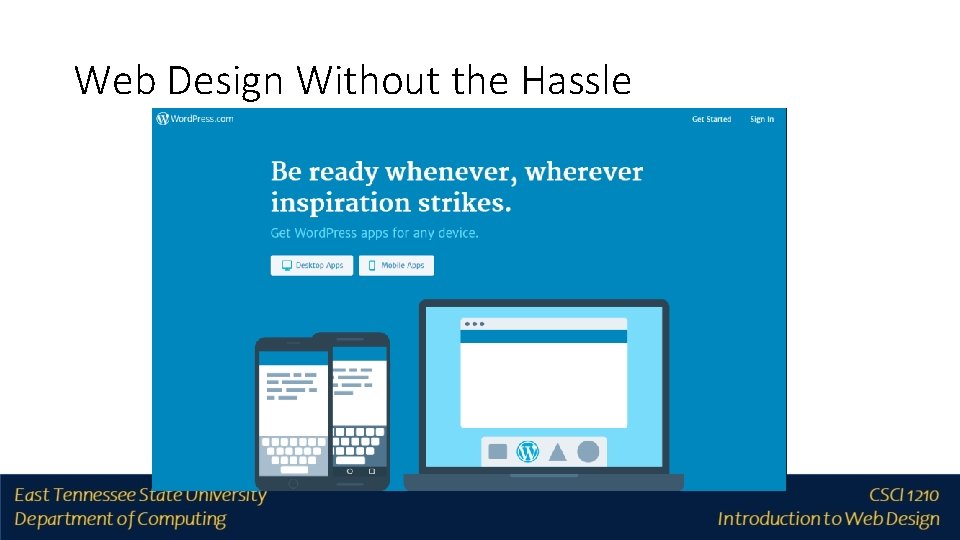 Web Design Without the Hassle 
