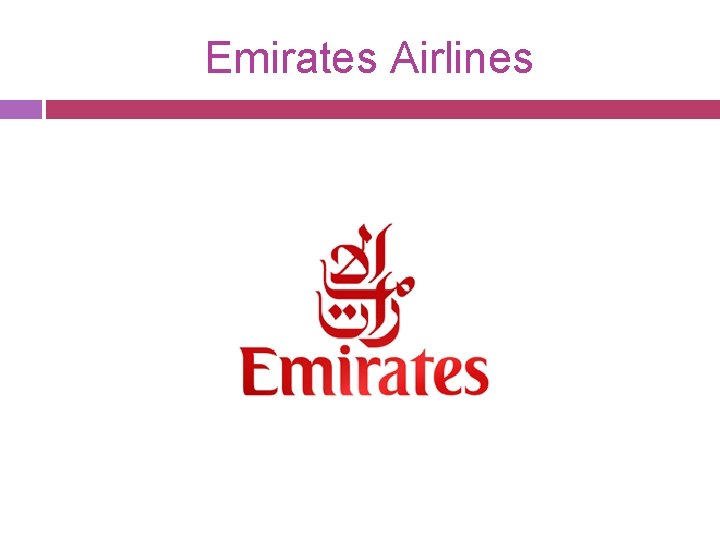 Emirates Airlines 