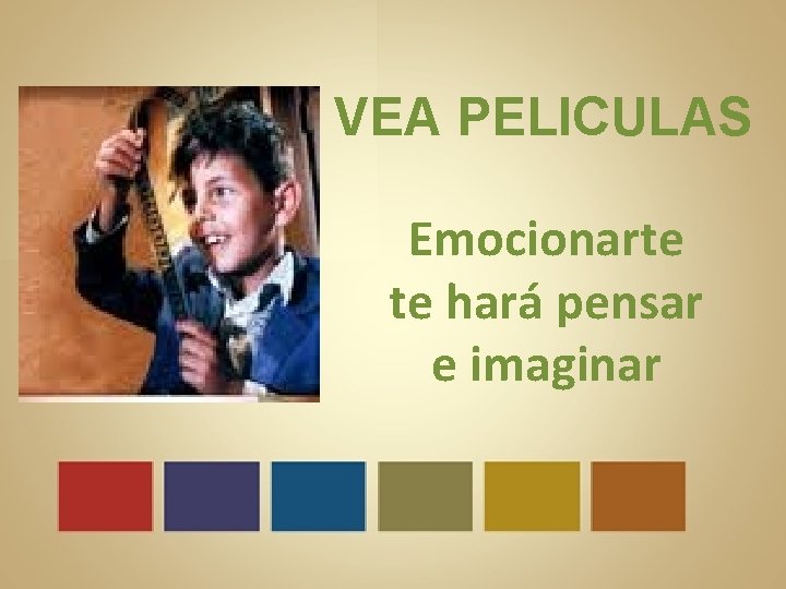 VEA PELICULAS Emocionarte te hará pensar e imaginar 