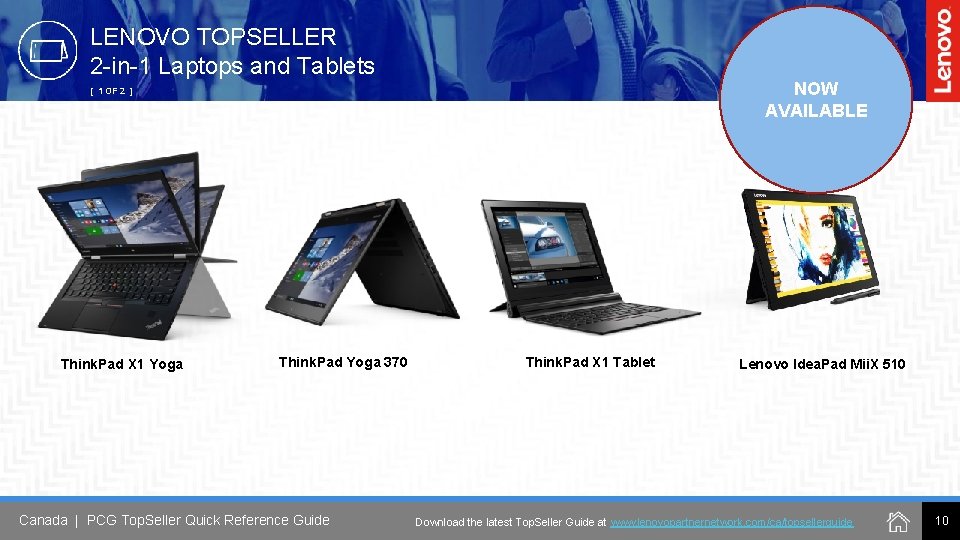 LENOVO TOPSELLER 2 -in-1 Laptops and Tablets NOW AVAILABLE [ 1 OF 2 ]