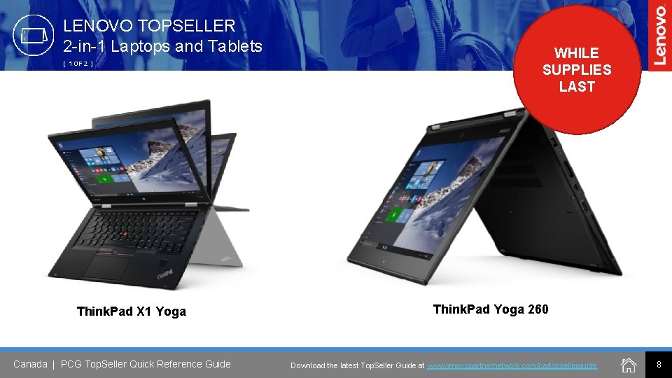 LENOVO TOPSELLER 2 -in-1 Laptops and Tablets [ 1 OF 2 ] Think. Pad