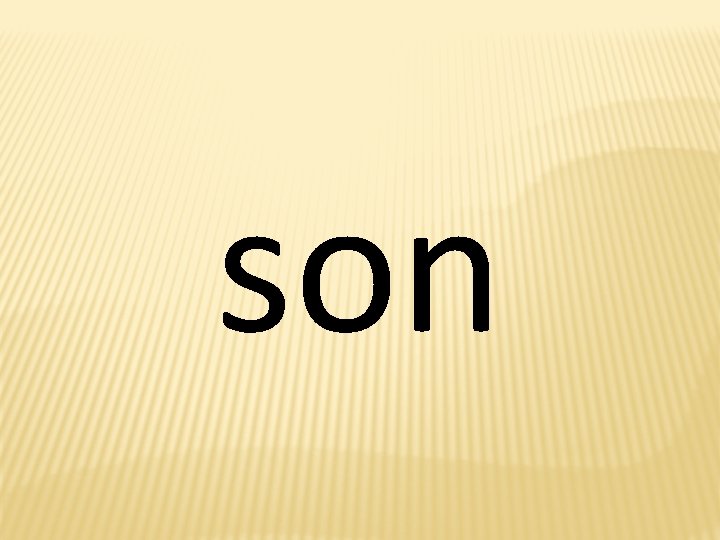 son 