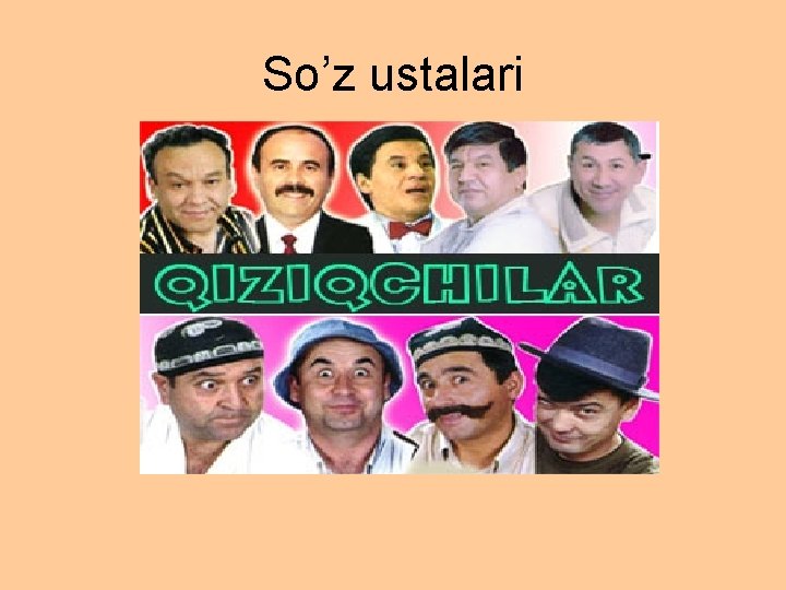 So’z ustalari 