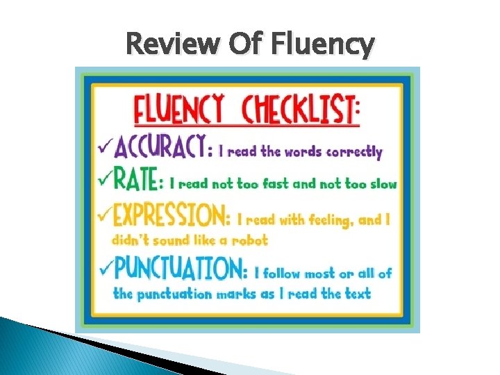 Review Of Fluency 