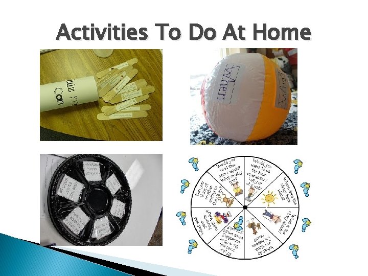 Activities To Do At Home 