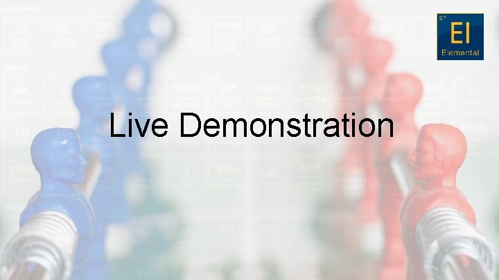 Live Demonstration 