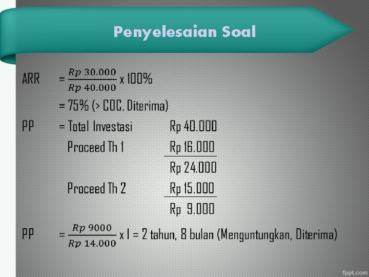 Penyelesaian Soal • 