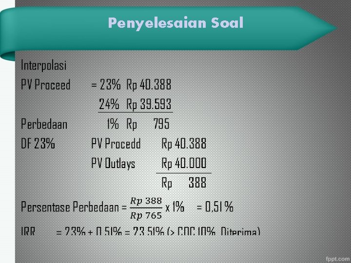 Penyelesaian Soal • 