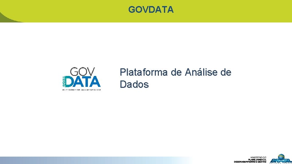 GOVDATA Plataforma de Análise de Dados 