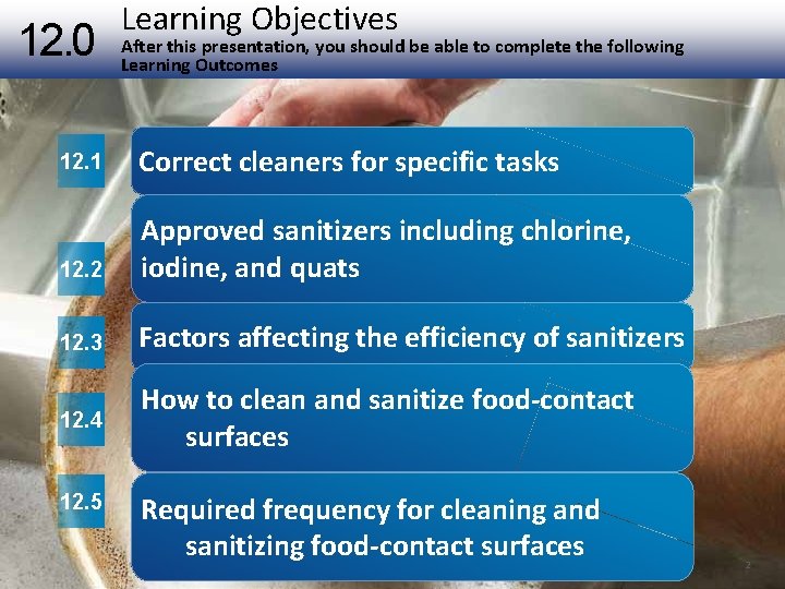 12. 0 Learning Objectives After this presentation, you should be able to complete the