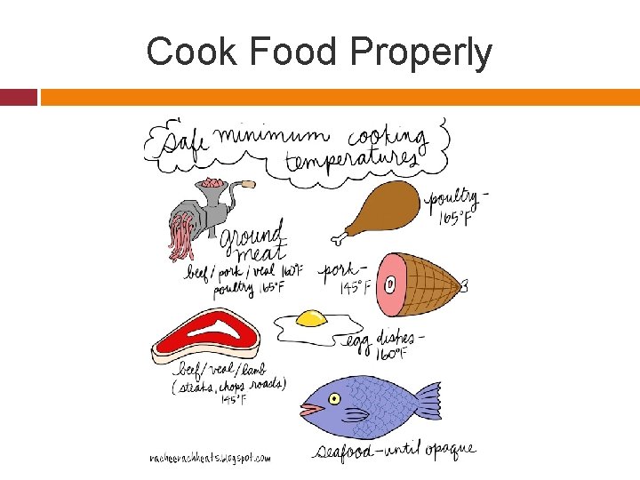 Cook Food Properly 