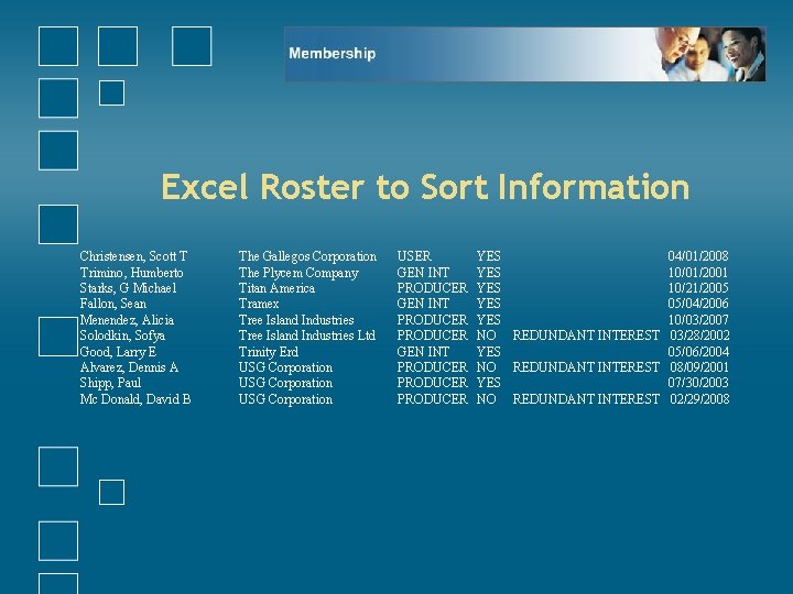 Excel Roster to Sort Information Christensen, Scott T Trimino, Humberto Starks, G Michael Fallon,