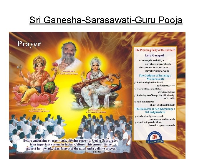 Sri Ganesha-Sarasawati-Guru Pooja 