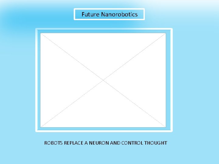 Future Nanorobotics ROBOTS REPLACE A NEURON AND CONTROL THOUGHT 