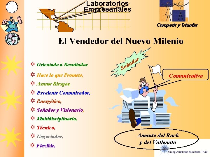 Laboratorios Empresariales Competir y Triunfar El Vendedor del Nuevo Milenio Y Orientado a Resultados